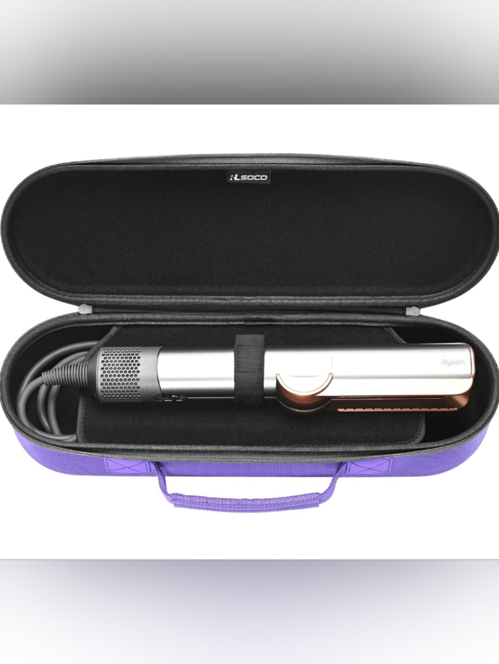 Dyson Airstrait with Purple Carry Case